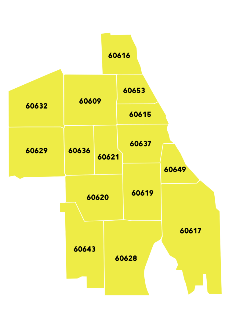 Thrive South Side Service Map